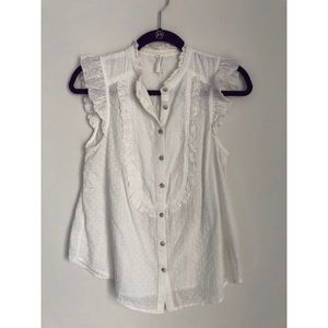 SONEVA RUFFLED BLOUSE